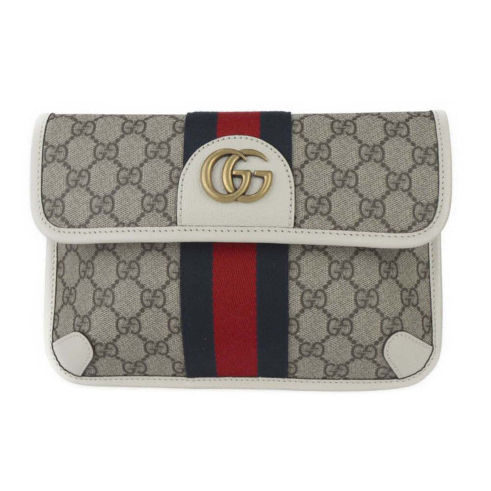 GUCCI Cream Leather Fanny Pack - Picture 2 of 8